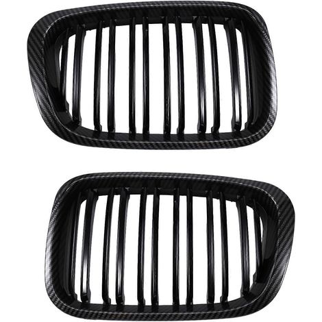 Frontgrill aus Kohlefaser für BMW E46 (1998-2001) 4-Türer 325i, 328i und 330i (1/5)