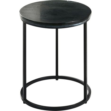 Beistelltisch TYRELL Marmor Schwarz