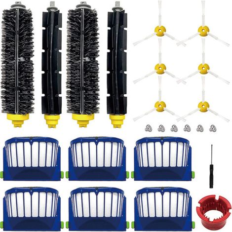Kit de brosse iRobot Roomba 570 660 680 Compatible HEPA Haute durabilité Matériaux durables (1/5)
