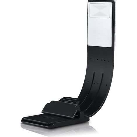 Lampe de Lecture à Pince Commutateur Robuste Rechargeable par USB (1/5)