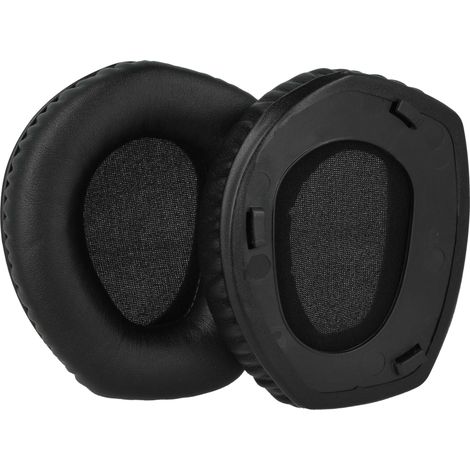 vhbw 2x Coussinets d'oreille remplacement pour Sennheiser 562591, 562592, 562593 pour casque audio, headset - noir (1/4)