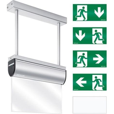 ESYLUX LED-Rettungszeichenleuchte 3h, 25m SLCEL LED, EN10031595 (1/2)