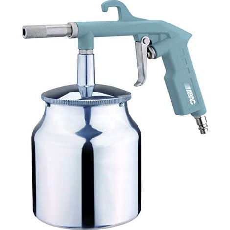 ABAC Pistolet de Sablage pour Compresseur G-560A, Pistolet de Sablage avec Reservoir de Sable de 1L, Buse de 6 mm, Pression Max. 8 Bar (1/5)