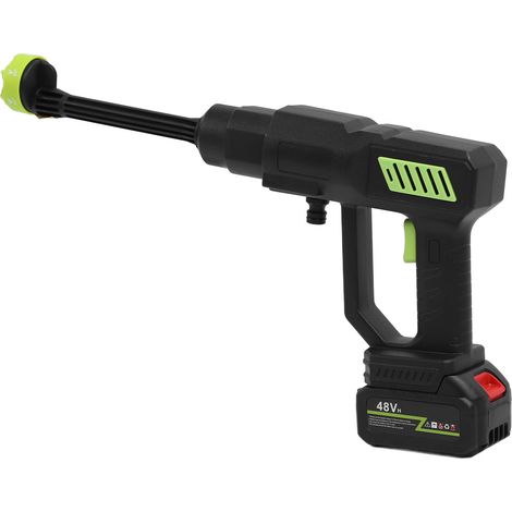 Nettoyeur haute pression sans fil 30 bars réglable, lance portable à batterie avec buse multiple, prise UE 110-240V (1/5)