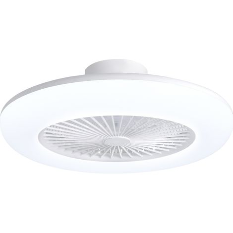 Ventilateur de plafond avec lumière LED – Moteur puissant – Température de couleur réglable – Pour pièces de taille moyenne – Sulion