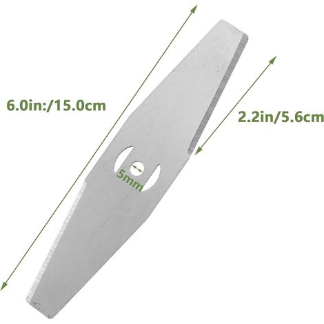 12 lame di ricambio per tosaerba e tagliasiepi elettrici, accessori da giardino, argento - ALTRO (1/3)