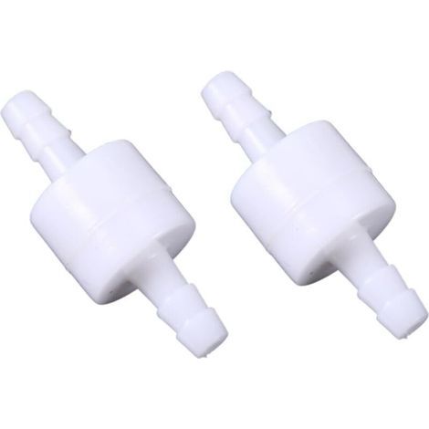 Clapet Anti-Retour en Ligne en Plastique, 2 Pièces 4mm Clapets Anti-Retour Unidirectionnels Clapet Anti-Retour sans Retour pour Eau Fioul Gaz (1/5)