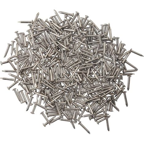 Petits clous à tête ronde mini clous anciens accessoires de fixation de quincaillerie faits à la main argent 480 pièces (259.5mm) (1/5)