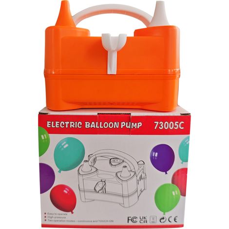 Pompa elettrica per palloncini, gonfiatore portatile a doppio ugello, pompa elettrica per gonfiaggio di palloncini leggera e portatile per decorazioni di feste di palloncini per matrimoni - Colore ara