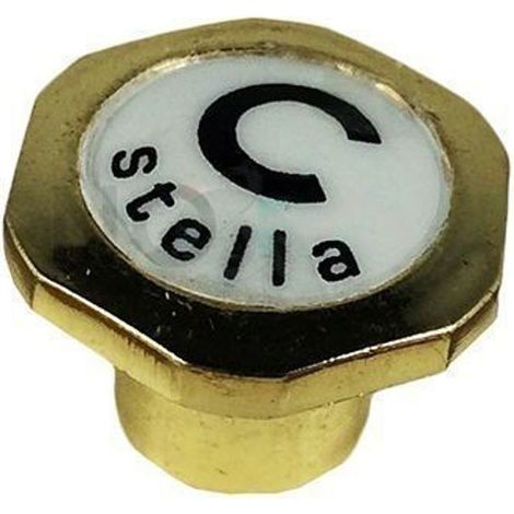 Ricambio Portaplacchetta acqua Calda Oro Serie Roma Da 1/2 Stella GR06-40C/ORO (1/2)