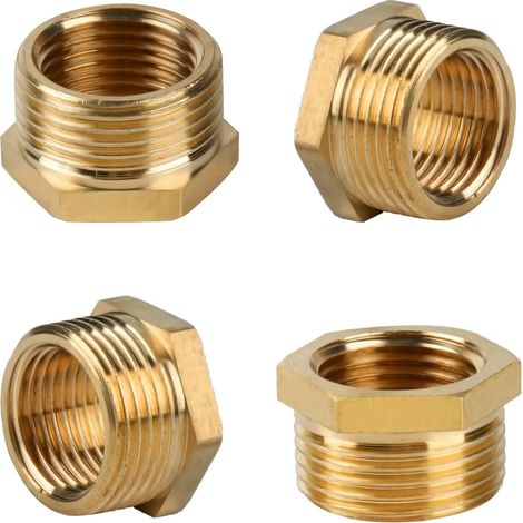 4 Pieces Brass Reduction 3/4 On 1/2 (1/5)