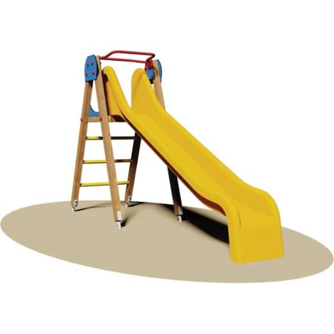 Scivolo Elvis 709 Giochipark H125cm vetroresina scala in legno di pino nordico