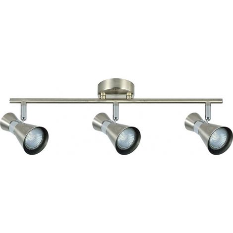 FAB 142393003 Maximaler Streifen 3xgu10 Nickel / Chrom 15x48,5x8,5 Cm (1/2)