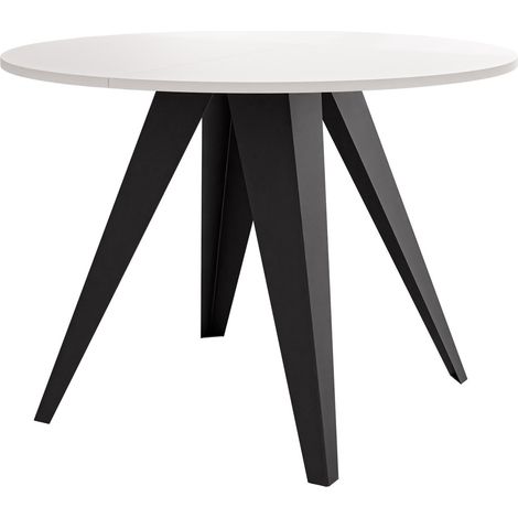 Mesa Oswego 175, Blanco, 76x0x0cm, Alargamiento, Aglomerado laminado, Metal