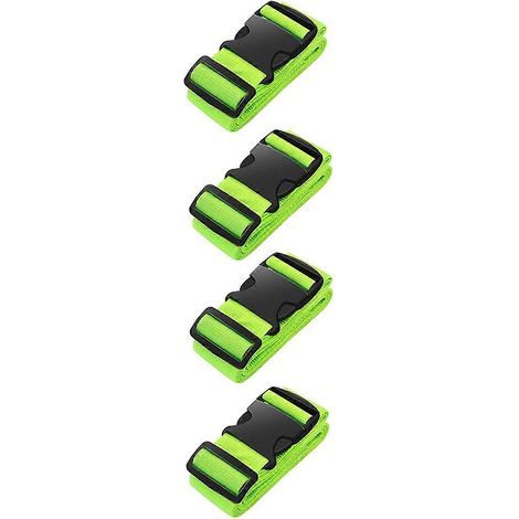 Ensemble de 4 sangles de valise pour voyage. sangles de valise réglables. sangles à bagages (1/5)