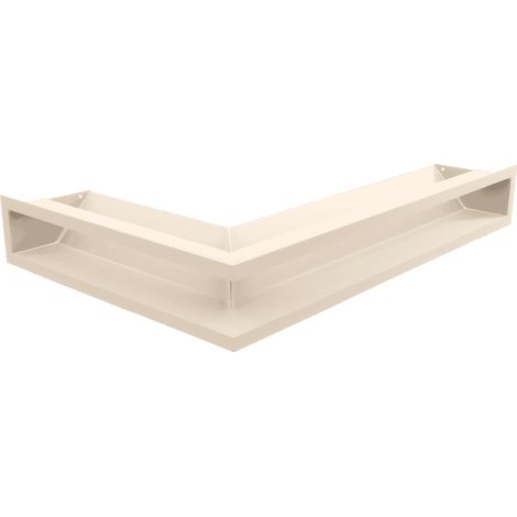 Eck-Lüftungsgitter LUFT rechts 40x60x9 Creme (1/5)