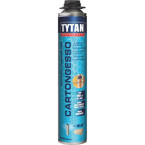 Tytan SCHIUMA ADESIVA PER CARTONGESSO A PISTOLA ml. 840