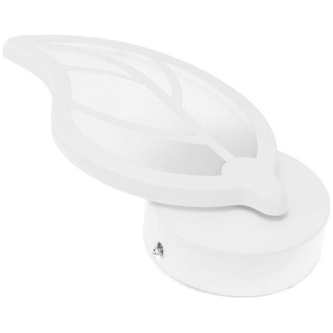 Moderne LED-Wandleuchte aus Acryl, Blattform, für Schlafzimmer/Flur, warmweiß, 12 W, 85–265 V (1/5)