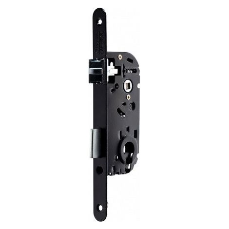 Serrure à larder pêne demi-tour et dormant à cylindre axe 40 mm Têtière bouts ronds main gauche - D4500 - ASSA ABLOY FRANCE VACHETTE