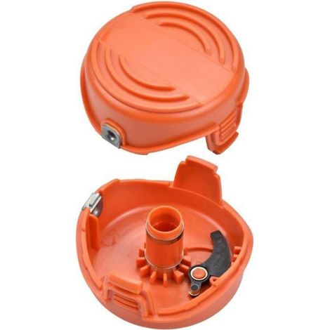 Convient pour BLACK+DECKER SF-080-BKP/90583594 Couvercle de bobine de rechange Accessoires pour tondeuses à gazon Étiquette (1/4)