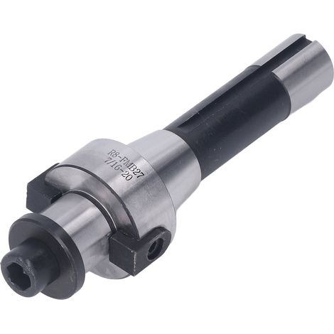 Adaptateur de porte-arbre pour fraiseuse à coquilles à queue R8 en acier au molybdène haute dureté (1/5)