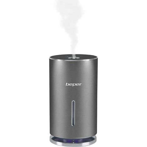 BEPER P201UTP010 Dispenser Nebulizzatore Disinfettante Mani e Oggetti,2-4W, Capacità 135ml, Contactless, Batteria Ricaricabile con cavo USB, Grigio scuro (1/4)
