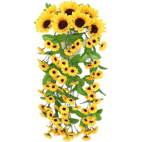 2pcs Fleur Artificielle Plante , Guirlande Plastique Fausse Lierre Plante tombante Decoration pour Mariage Balcon Mur Jardin Suspendu (1/3)