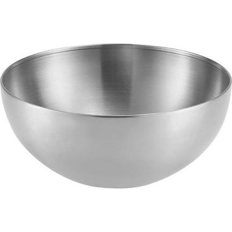 Set di ciotole per insalata (6 pezzi) Ciotole in acciaio inox per mescolare Ciotole multifunzionali per cuocere, impastare, mescolare e cucinare Resistenti al calore, lavabili in lavastoviglie (1/5)