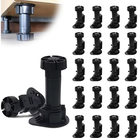 20 Clips Fixation Plinthes Cuisine Canapé Lit (1/4)