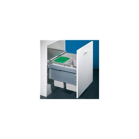 Naber Cox® Base 360 S/500-3, Abfallsammler für Frontauszüge, ohne Biodeckel (1/3)