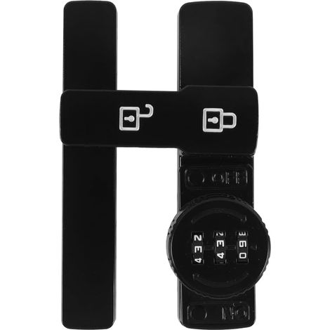 Cadenas à combinaison Keyless - Glow in Dark - Pour tiroir et armoire - Cadenas pour la maison et le bureau - 180 ° - Swing porte de sécurité (1/5)