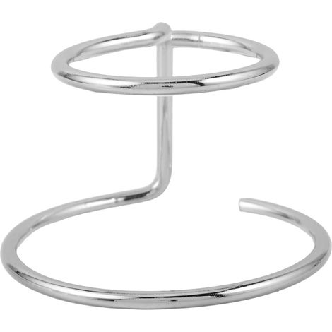 Présentoir Mipcase pour boules de cristal en métal argenté, grand (1/5)