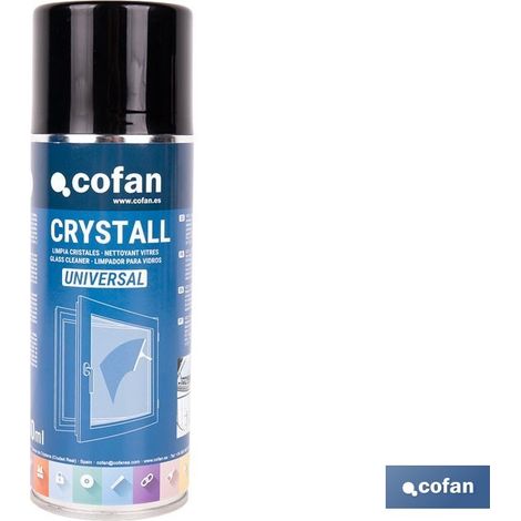 Nettoyant pour vitres en aérosol 400 ml avec formule dégraissante (1/4)