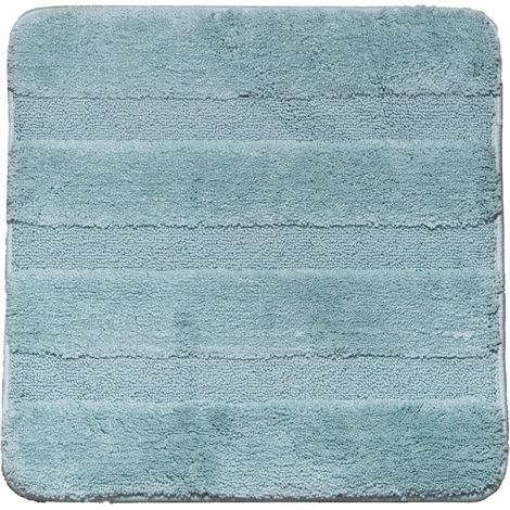 Tapis de salle de bain SERENITY 50x50cm antidérapant, polyester, vert