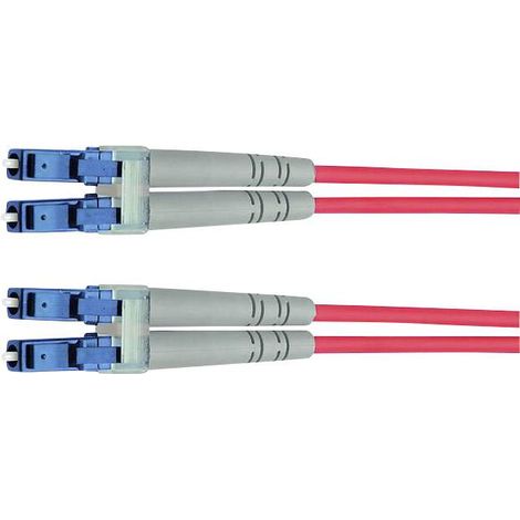 Telegärtner 100011283 fibre optique FO Câble de raccordement 1.00 m turquoise [1x LC mâle - 1x LC mâle] 50/125 µ Multimode OM3 S159071