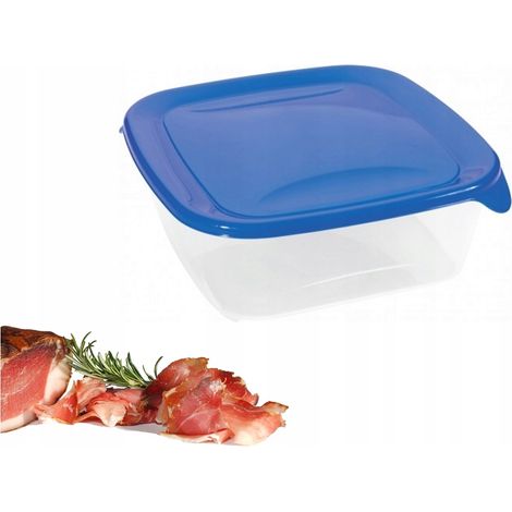 Curver Fresh&Go Lebensmittelbehälter 0,80l blau-transparent (1/5)