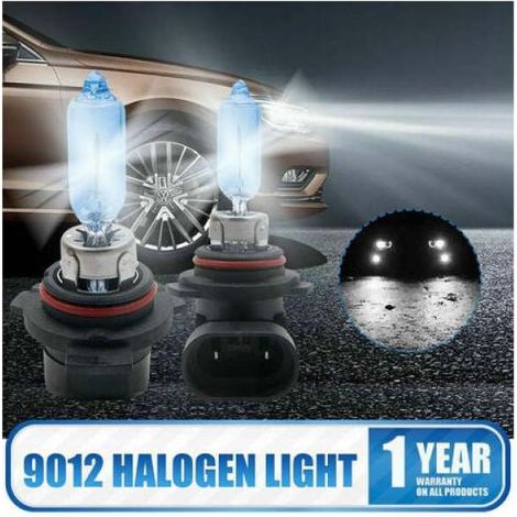 Ampoule Feu De Phare - 9012LL HIR2 - Halogene 55 W - Blanc 5500 K - 12 V - Pour Voiture - 2 Pièces (1/5)
