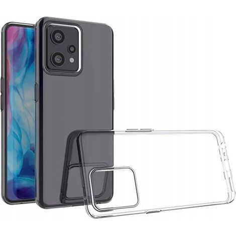 SCHLANKE, TRANSPARENTE HÜLLE FÜR REALME 9 PRO/ 9 5G + GLAS (1/5)
