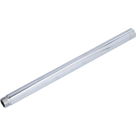 Bras de douche 30 cm/12 pouces G1/2 pouces en acier inoxydable avec finition chromée polie facile à installer et à nettoyer pour les toilettes de la salle de bain