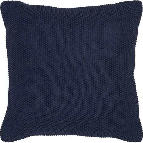 Cuscino Santos in cotone riciclato blu notte 45×45 cm (1/5)