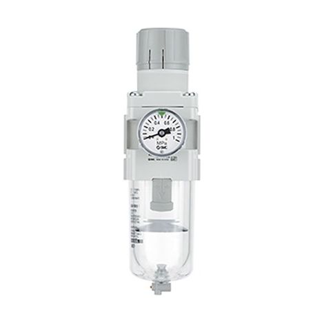 Filtre régulateur SMC AW10-M5H-2-A, M5 x 0.8, Filtration 5µm, 10 bars ( Prix pour 1 )