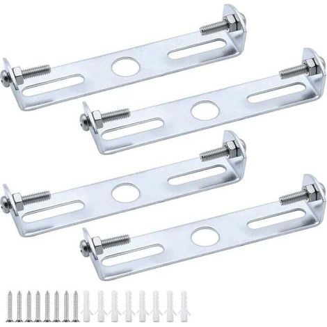 [4 pezzi] Staffa di montaggio per plafoniera da 105 mm, accessori per lampade a sospensione, piastra di base per plafoniera, piastre per lampade da soffitto, staffe e accessori