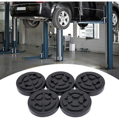 5pcs Round Rubber Arm Lift Pads For 120 x 30mm Heavy Duty Auto Lift Car Truck UK (1/5)