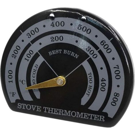 Thermomètre magnétique de poêle de ventilateur de cheminée en bois avec l'outil de barbecue de ménage de sonde (1/5)