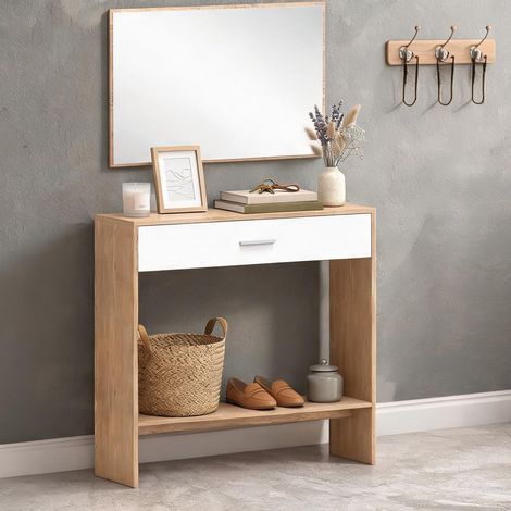 Console en melamina de Madeira 91,5 x 27,9 x 85,5 cm (1/5)