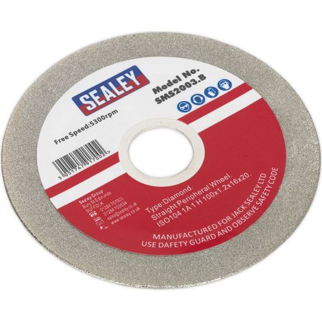 Sealey SMS2003.B Diamond Coated Grinding Disc for SMS2003 100mm (1/2)