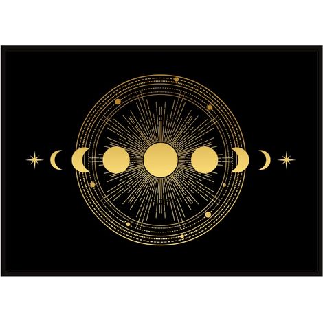 Bild Poster im Rahmen 43x33 cm Mondphasen P1199 (1/3)