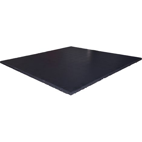 Fitness-Bodenschutzmatte - Connector - 100 x 100 cm - 20 mm - Verbindbarer Fitnessboden aus Gummi (1/5)