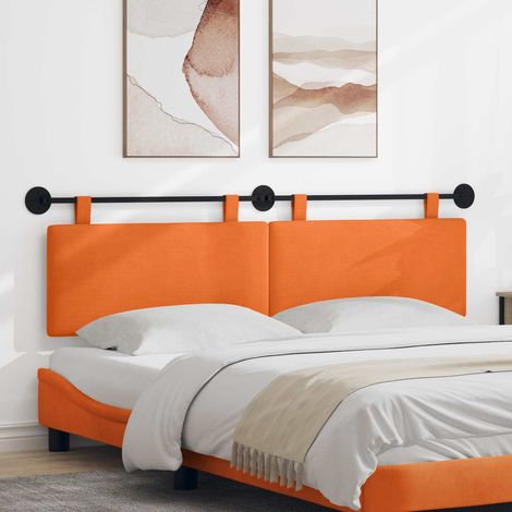 Tête de lit suspendue 2 pièces en velours côtelé, montage mural, 170 x 55 x 5 cm, 9.31kg - PANGIVO (1/5)