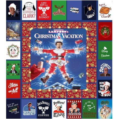 Couverture de Noël 150x200 cm, douce en flanelle, chaude et confortable, pour canapé, lit, chambre d'enfant, salon, cadeau (1/5)